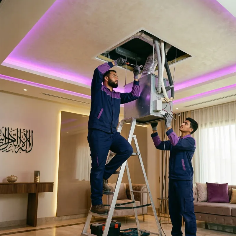 خدمة تركيب مكيف مخفي