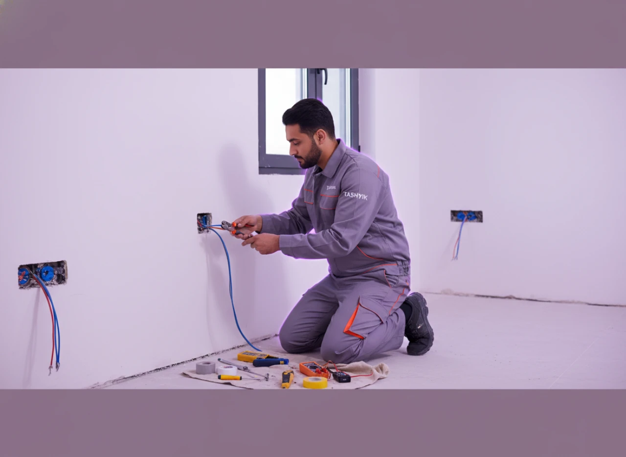 خدمة توصيل كهرباء غرفة جديدة