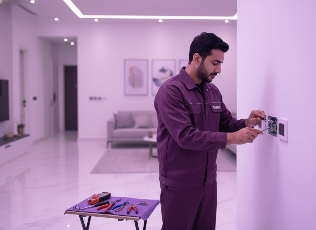 خدمة تركيب مفتاح Dimmer