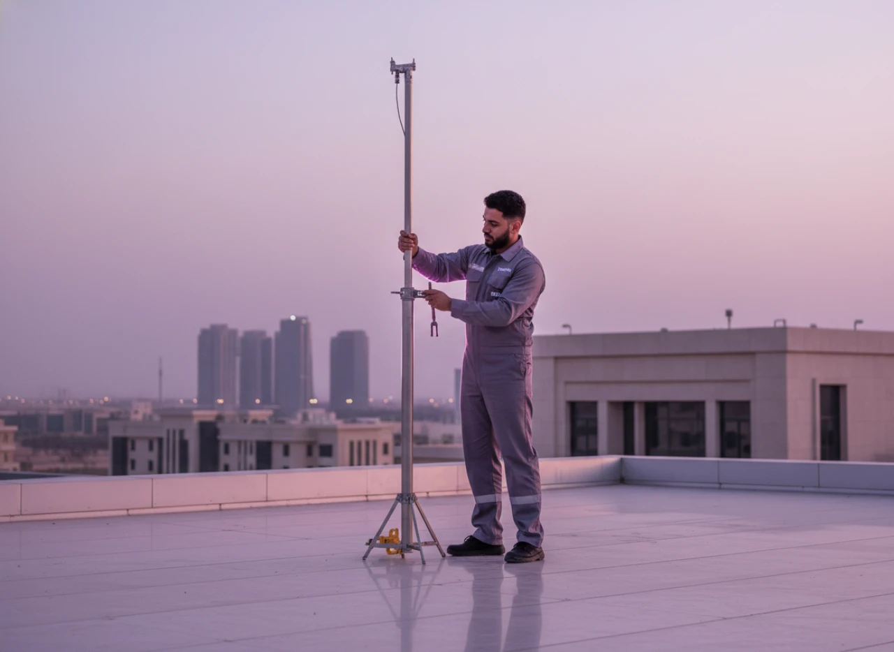 خدمة تركيب صواعق برق