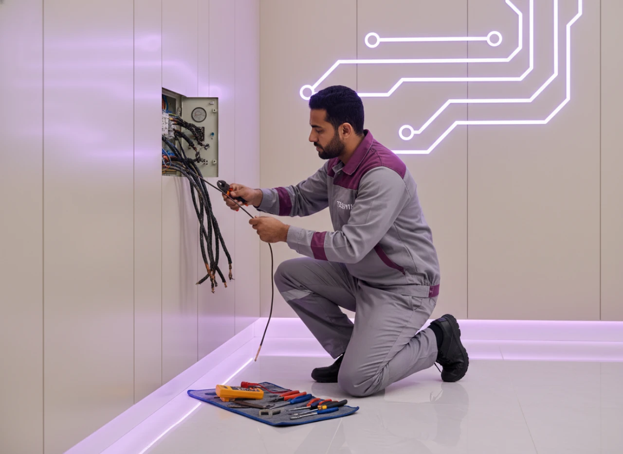 خدمة تغيير أسلاك محترقة