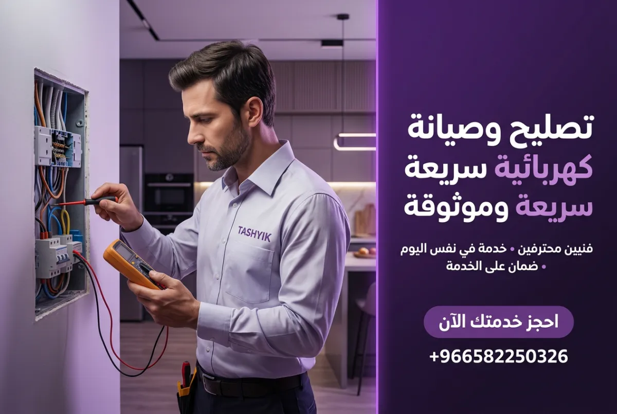فحص شامل للتمديدات الكهربائية: ضمان أمان منزلك مع تشييك