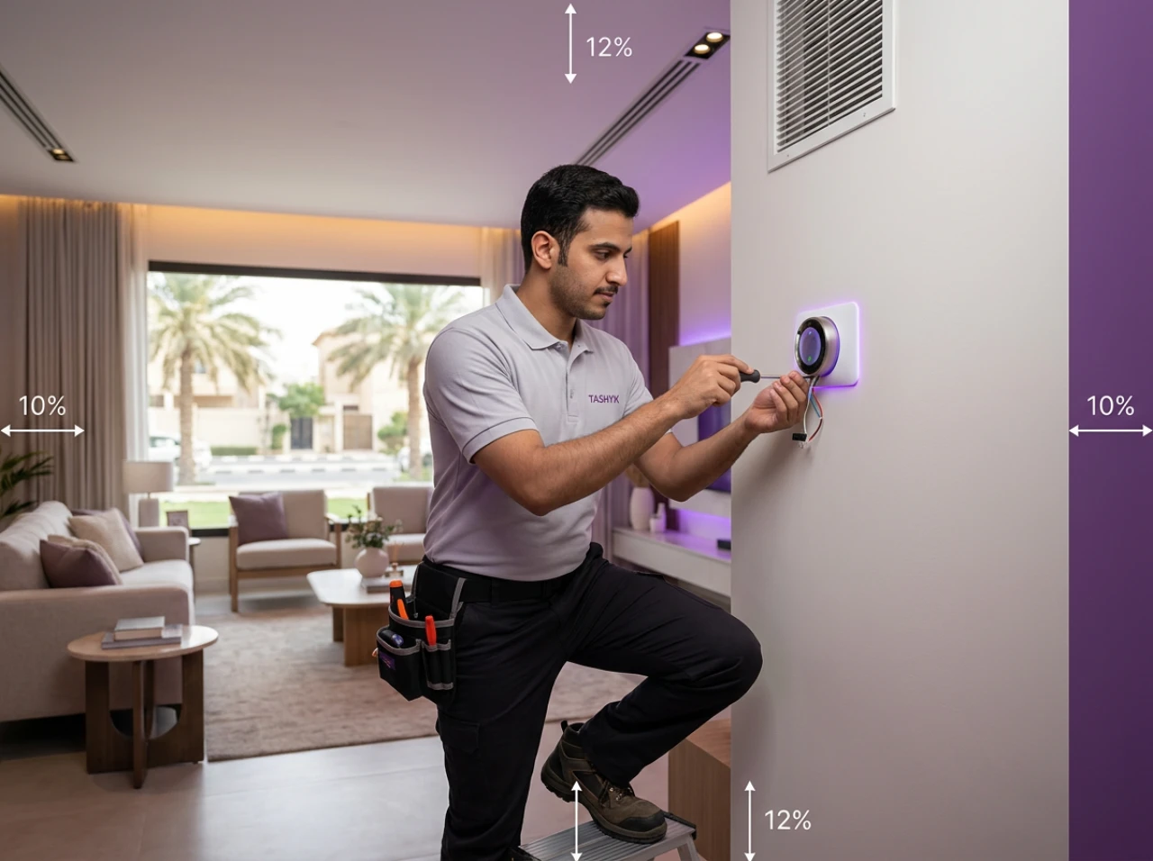 خدمة تركيب ثيرموستات ذكي (Smart)