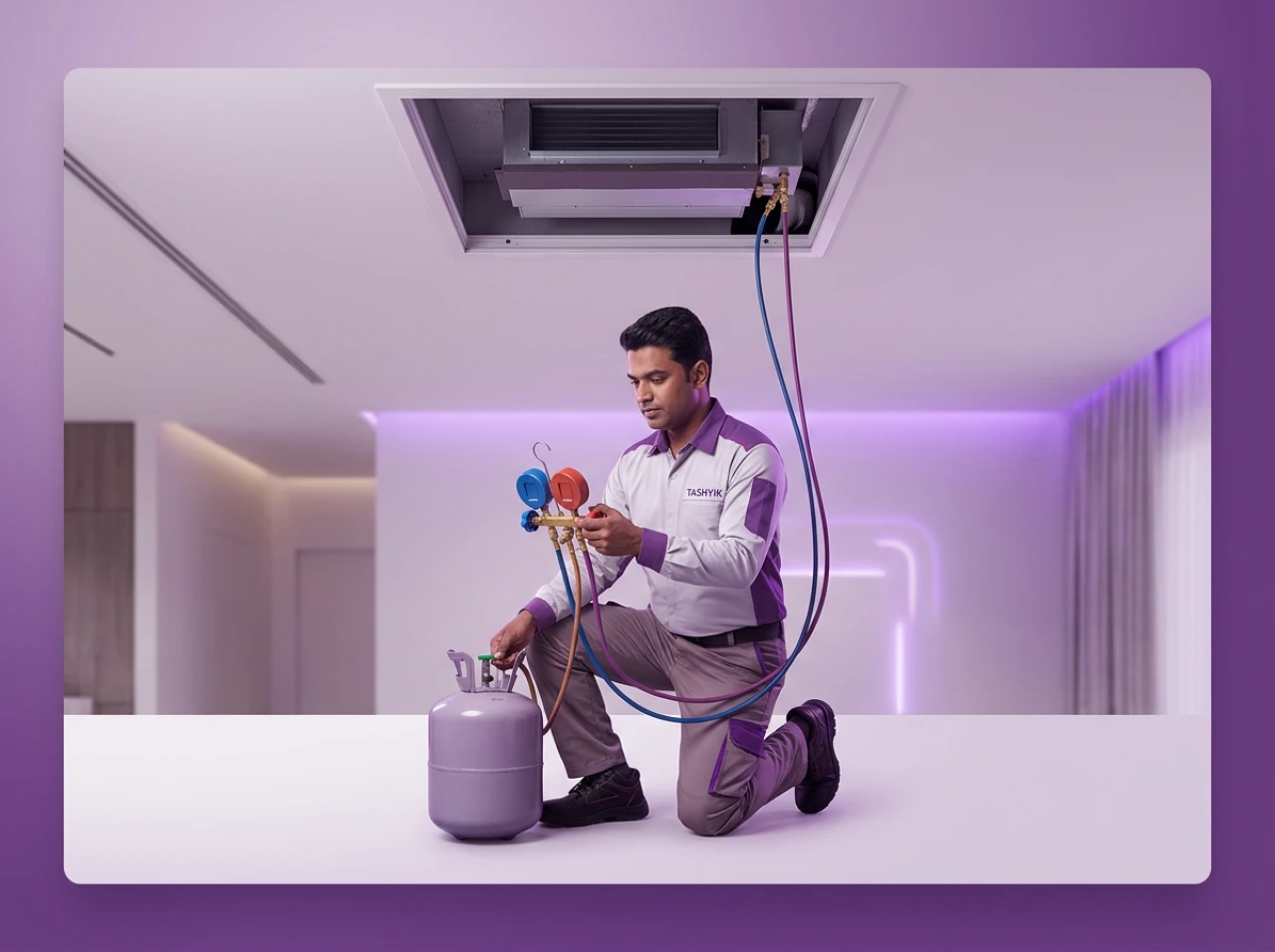 خدمة تعبئة فريون مخفي هندي