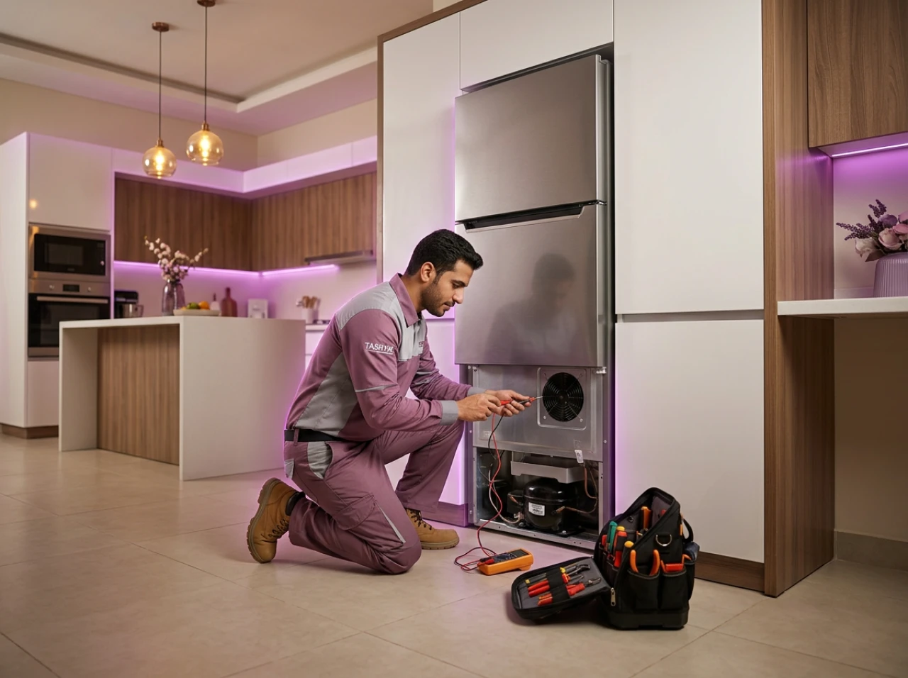 خدمة ثلاجة تصدر صوت