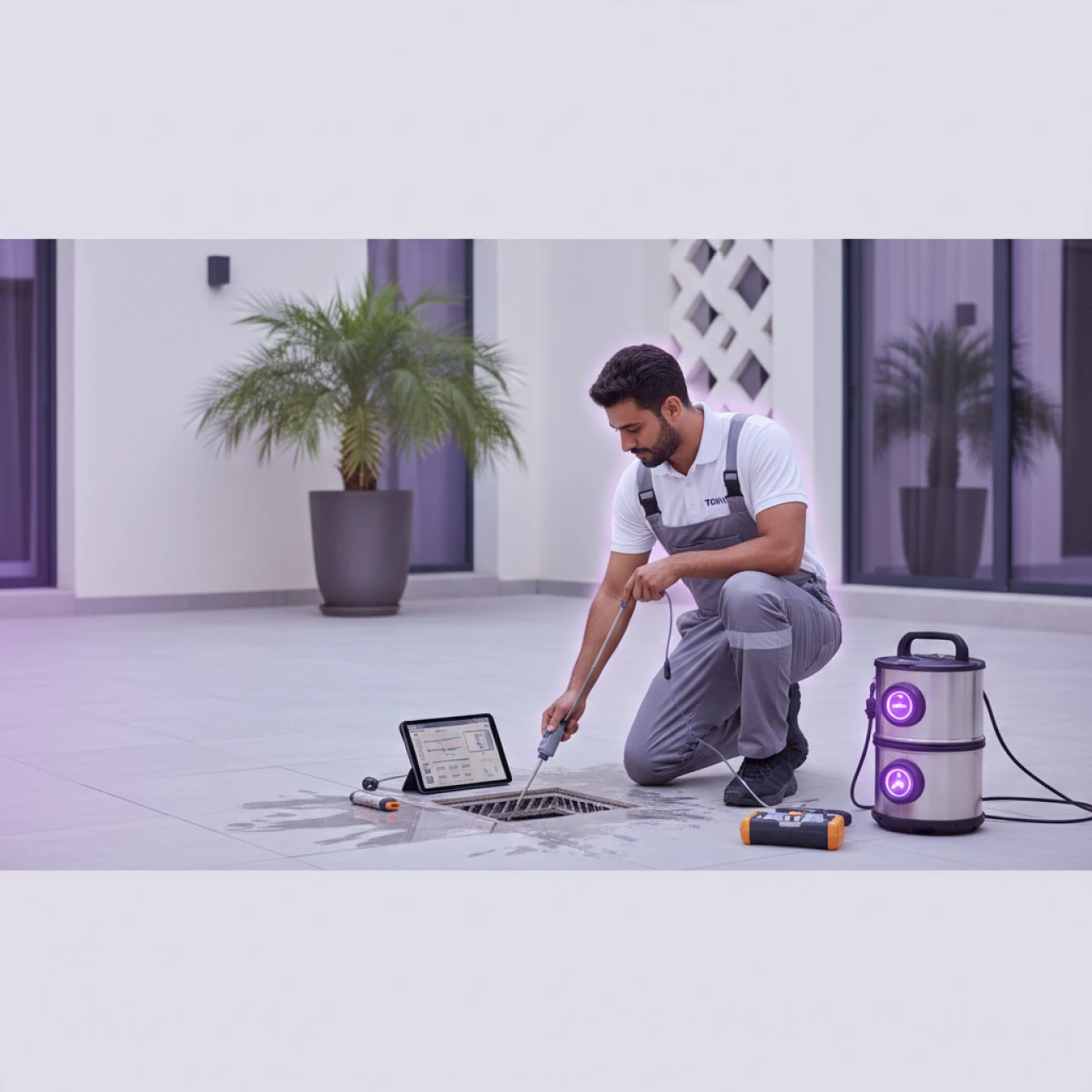 خدمة فحص ومعالجة ارتفاع المياه