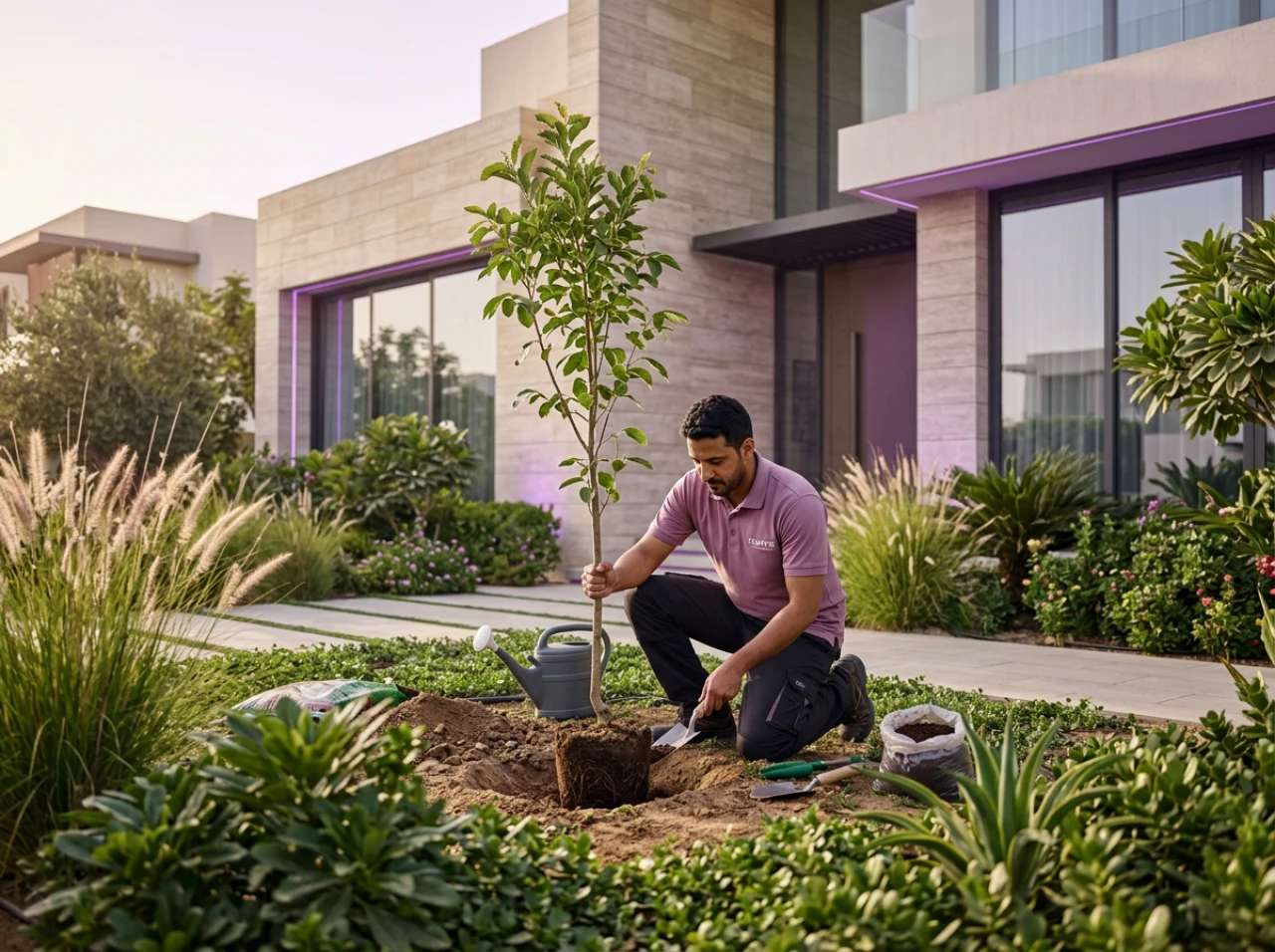 Planting trees service