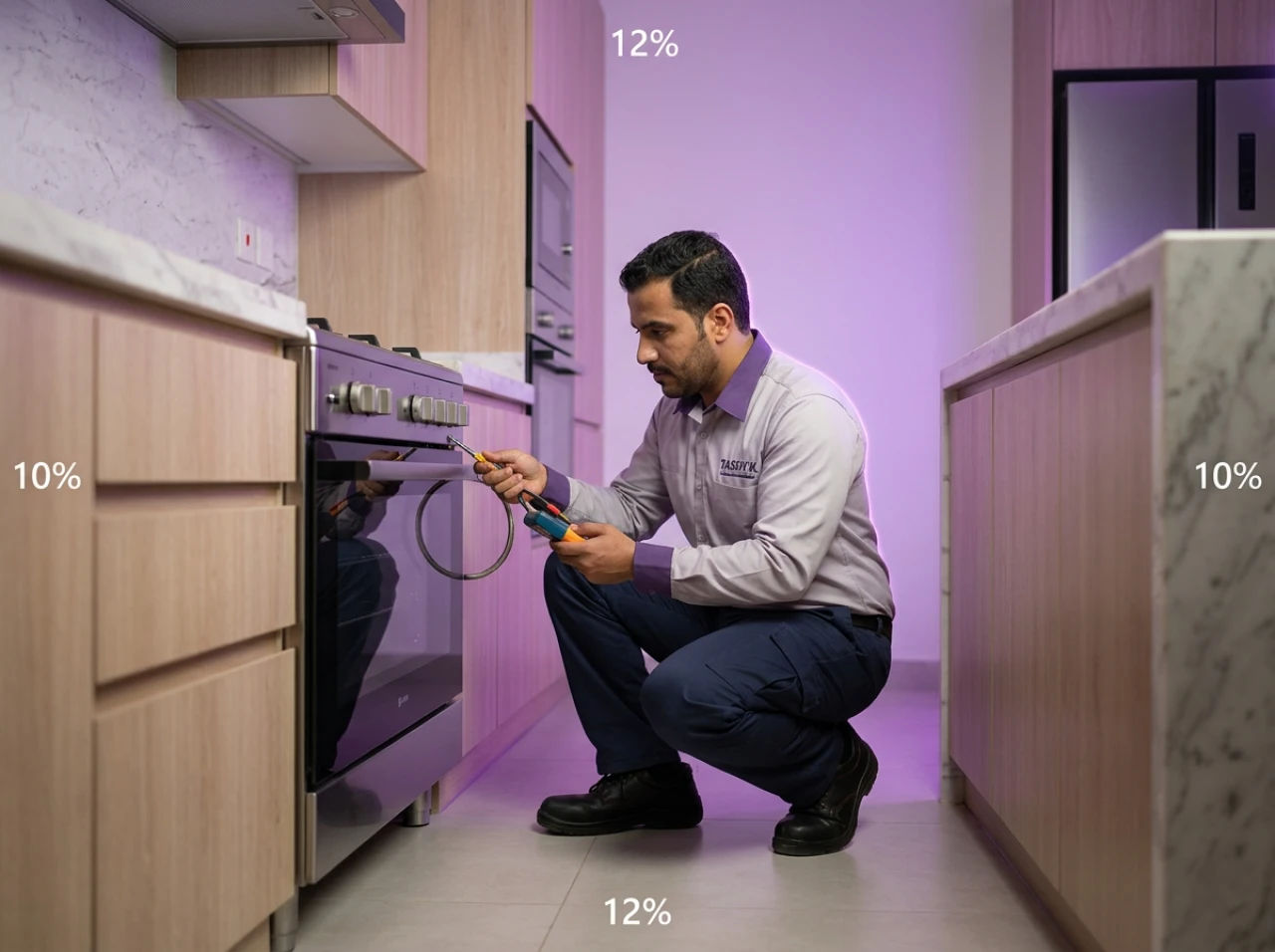 خدمة معالجة انسداد خط الغاز