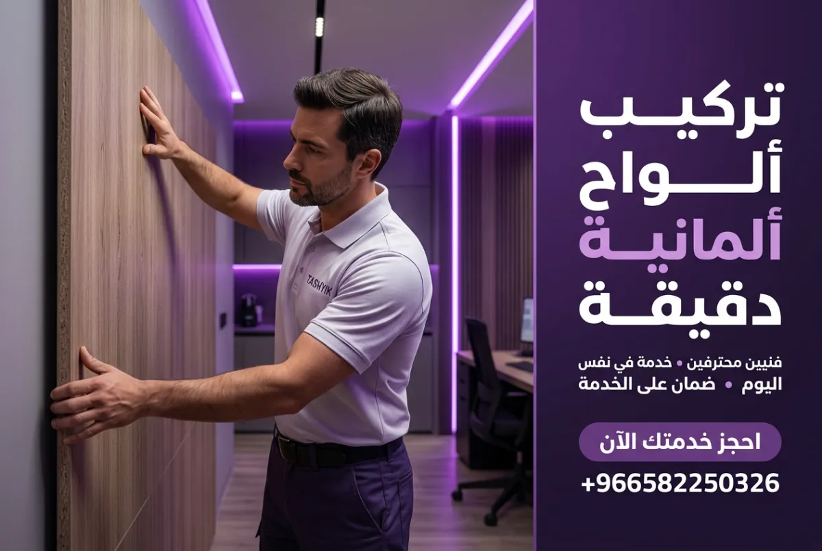 تركيب شيبورد ألماني فاخر: فخامة ومتانة تدوم مع تشييك